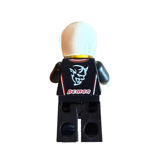 2018 Lego Dodge Challenger SRT Demon Driver Speed Champions sc076 Minifigure - Picture 2 of 2